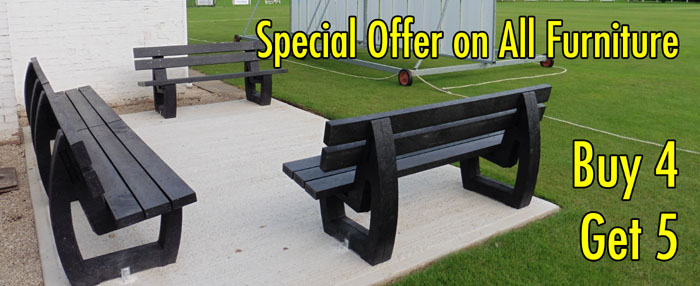 special-bench-offer Special offer on all recycled plastic benches, seats and picnic tables
