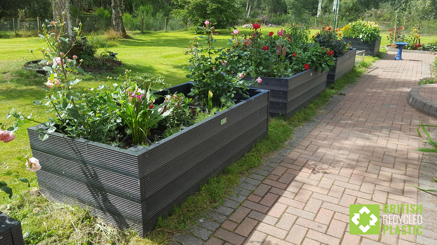 Recycled Plastic Planters and Raised Beds