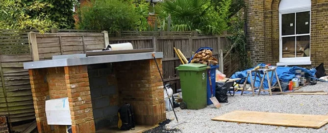 Hebden X-Grids being used with gravel to make off-road parking for this South London house