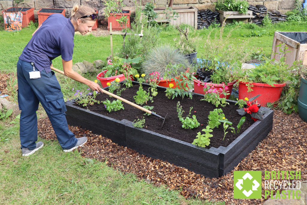 Recycled Plastic Raised Beds British, Plastic Garden Beds