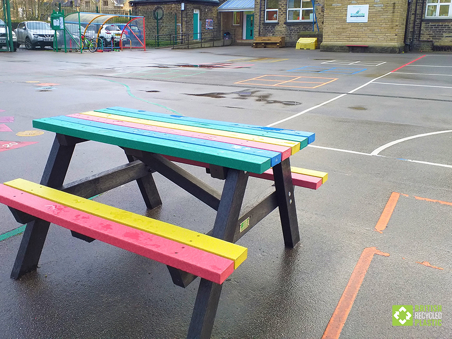 The [playground at Riverside School, Hebden Bridge