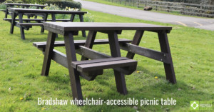 Bradshaw wheelchair-accessible picnic table