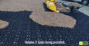 Hebden X Grid being installed