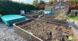 Customer raised bed project using British Recycled Plastic - finished bed