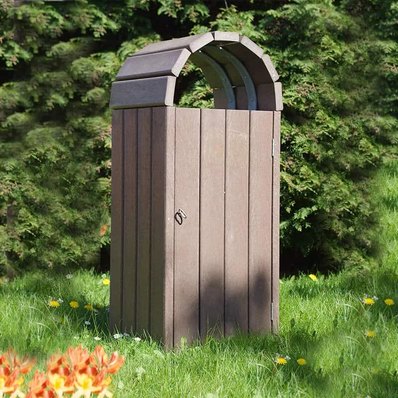 Recycled plastic litter bin