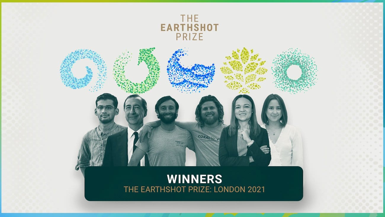 Winners of the 2021 Earthshot Prize