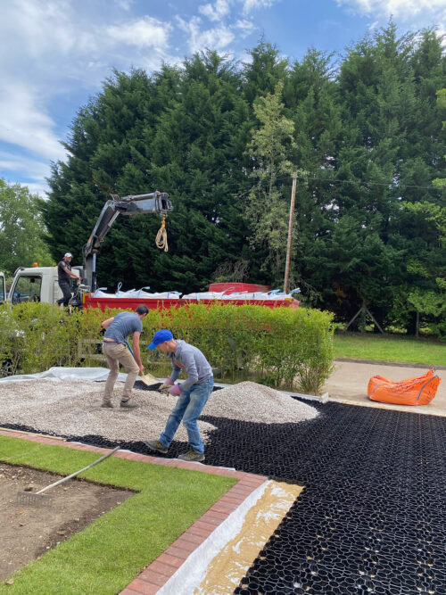 Hebden X-Grid Recycled Plastic Driveway Grid before