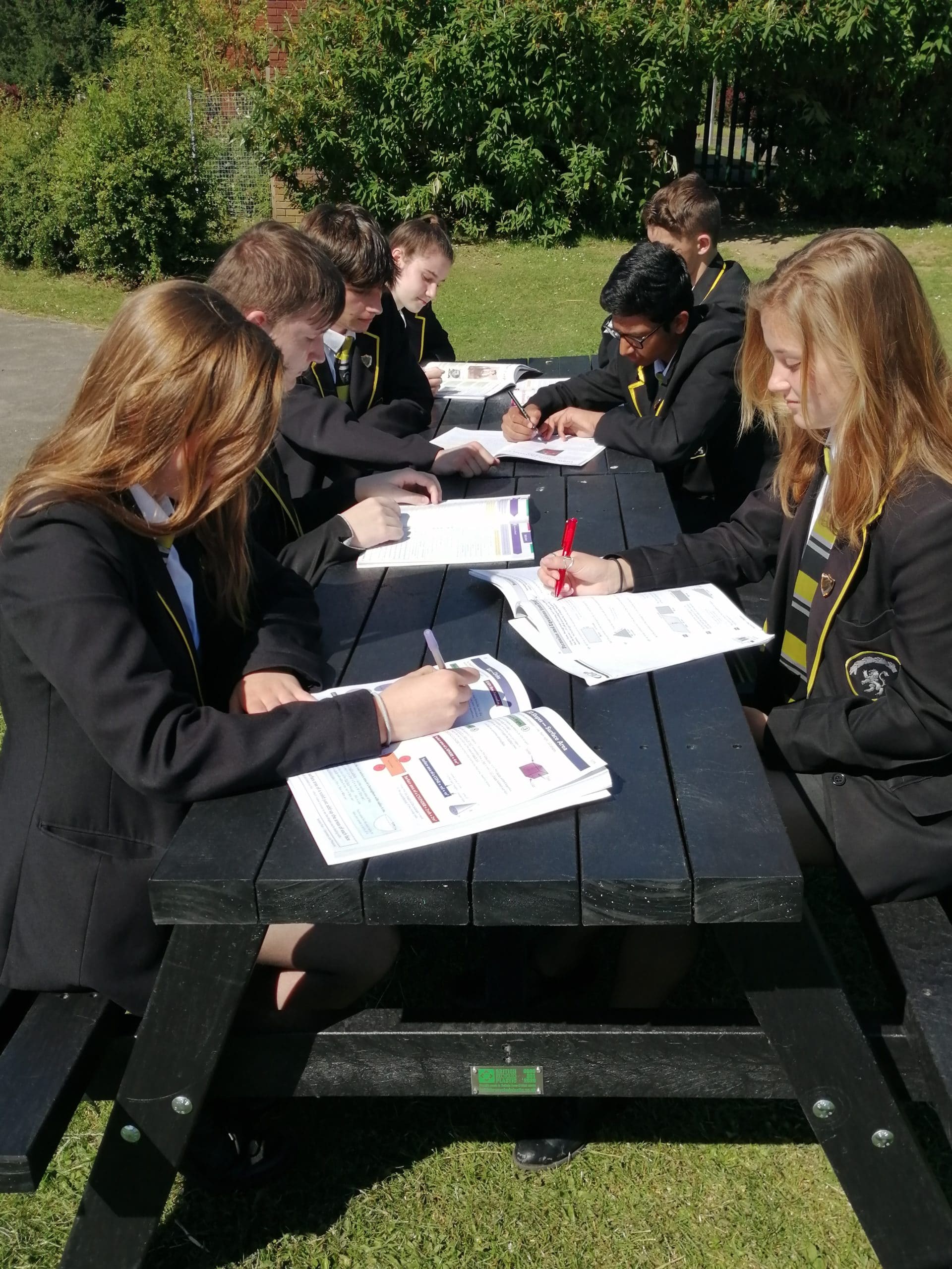 Denholme tables at Putteridge School