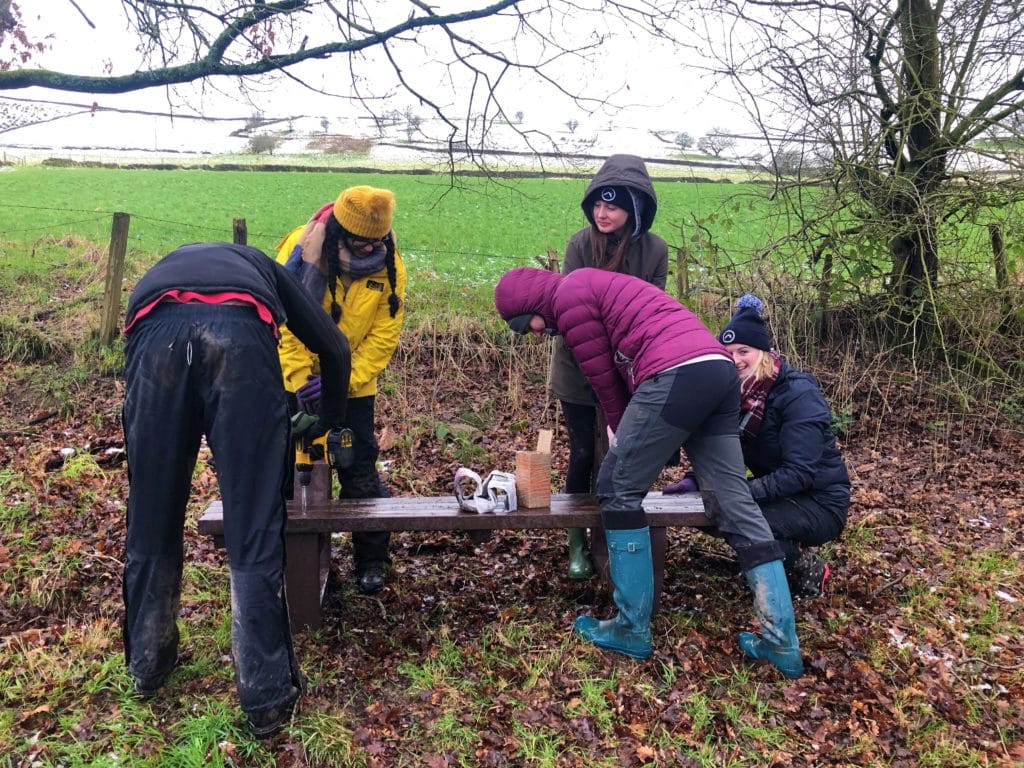 Harewood bench at Platt's Wood