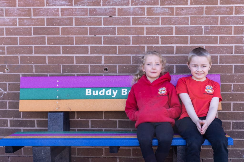 Buddy Bench from British Recycled Plastic