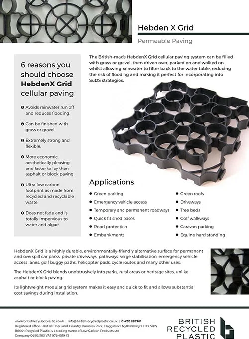 Hebden X-Grid technical and installation guide downloadable pdf