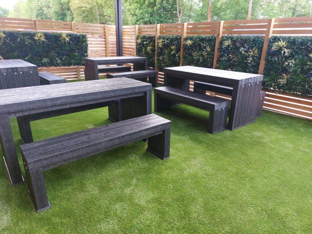 Harrogate garden furniture used for landscaping project