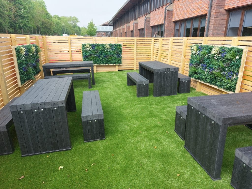Harrogate garden furniture used for landscaping project