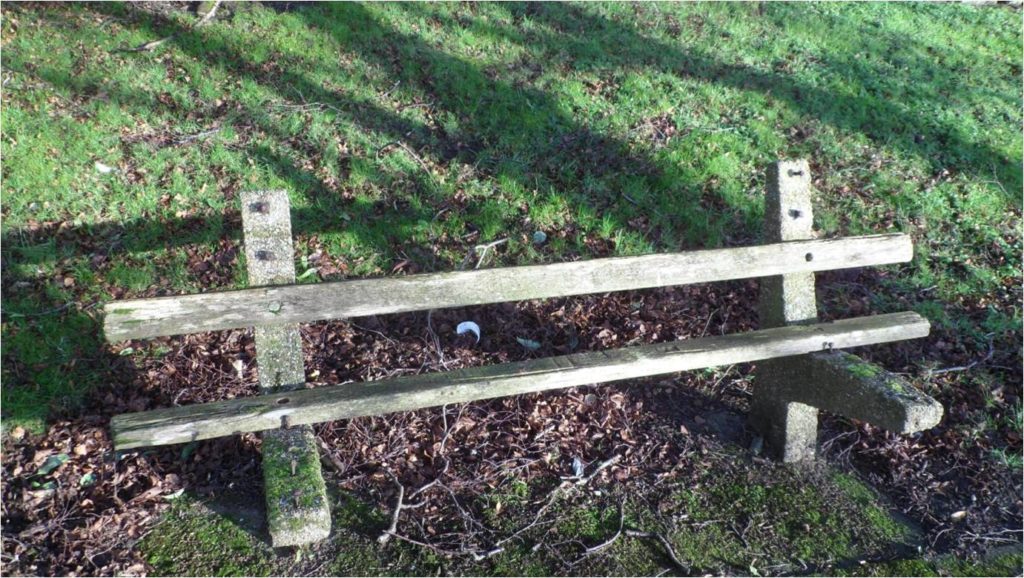 Old bench needing refurbishment