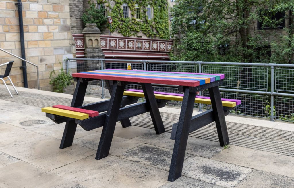 Bradshaw Wheelchair-Accessible picnic table donated for Pride