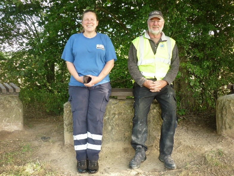 Wetherby Lions bench refurbishment