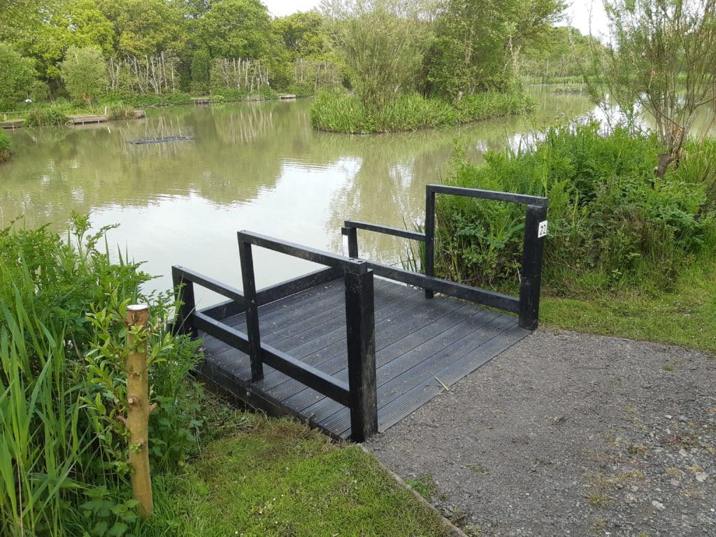 BDAA accessible fishing platform