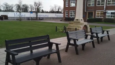 Ilkley Benches at a School