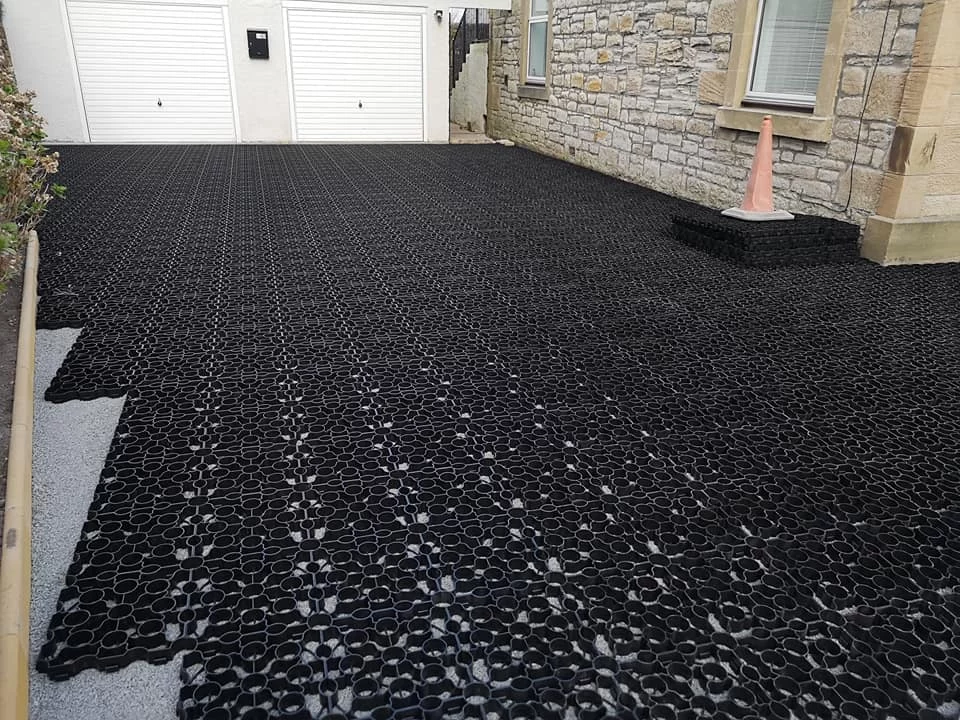 Hebden X-Grid on domestic driveway