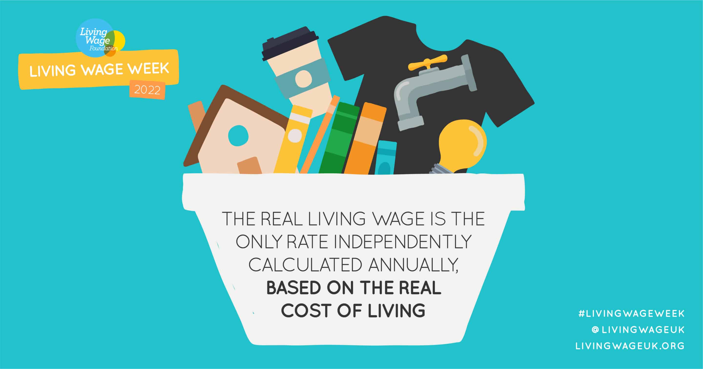 Living Wage is based on the real cost of living