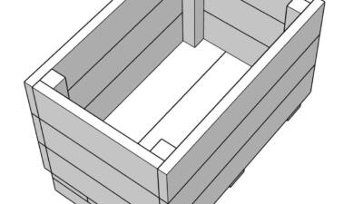 Marsden rectangular planter 450x750x500