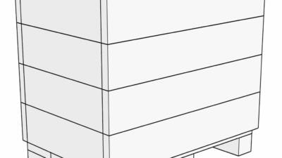 Marsden rectangular planter 600x750x500