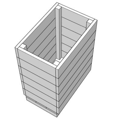 Marsden rectangular planter 900x750x500