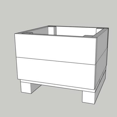 Marsden planter 500x500x300 square small