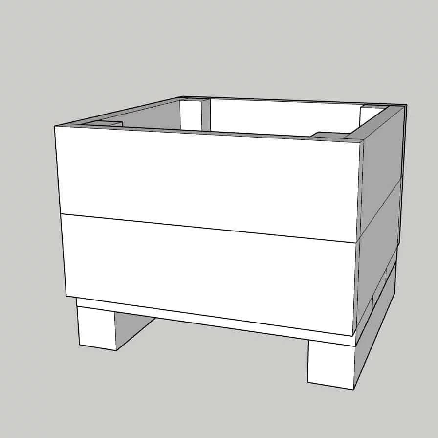 Marsden planter 500x500x300 square small