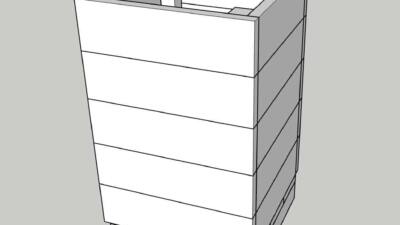 Marsden square planter 750x500x500