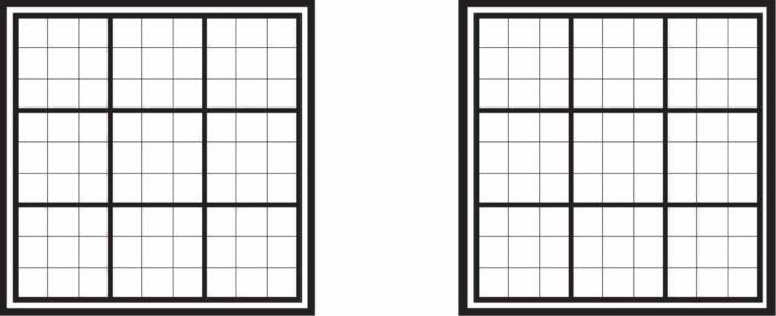 Otley table top showing a double suzoku junior grid Otley table top showing a double suzoku junior grid