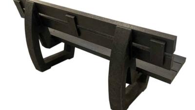The best selling Harewood recycled plastic bench