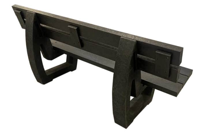 The best selling Harewood recycled plastic bench