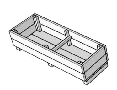 Marsden rectangular planter 300x1000x500