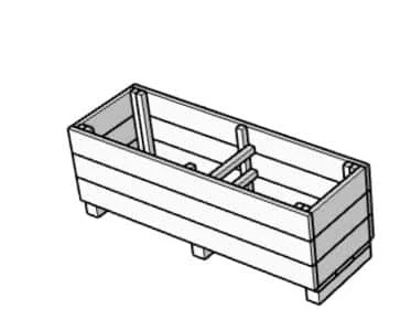 Marsden rectangular planter 300x1000x500