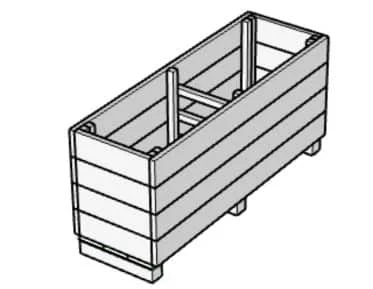 Marsden rectangular planter 750x1000x500
