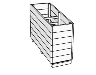 Marsden rectangular planter 900x1000x500