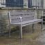 Stainless Steel Bench with Recycled Plastic