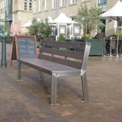 selby stainless steel bench