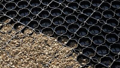 Hebden Everyday grids made from British Recycled Plastic are commonly filled with gravel
