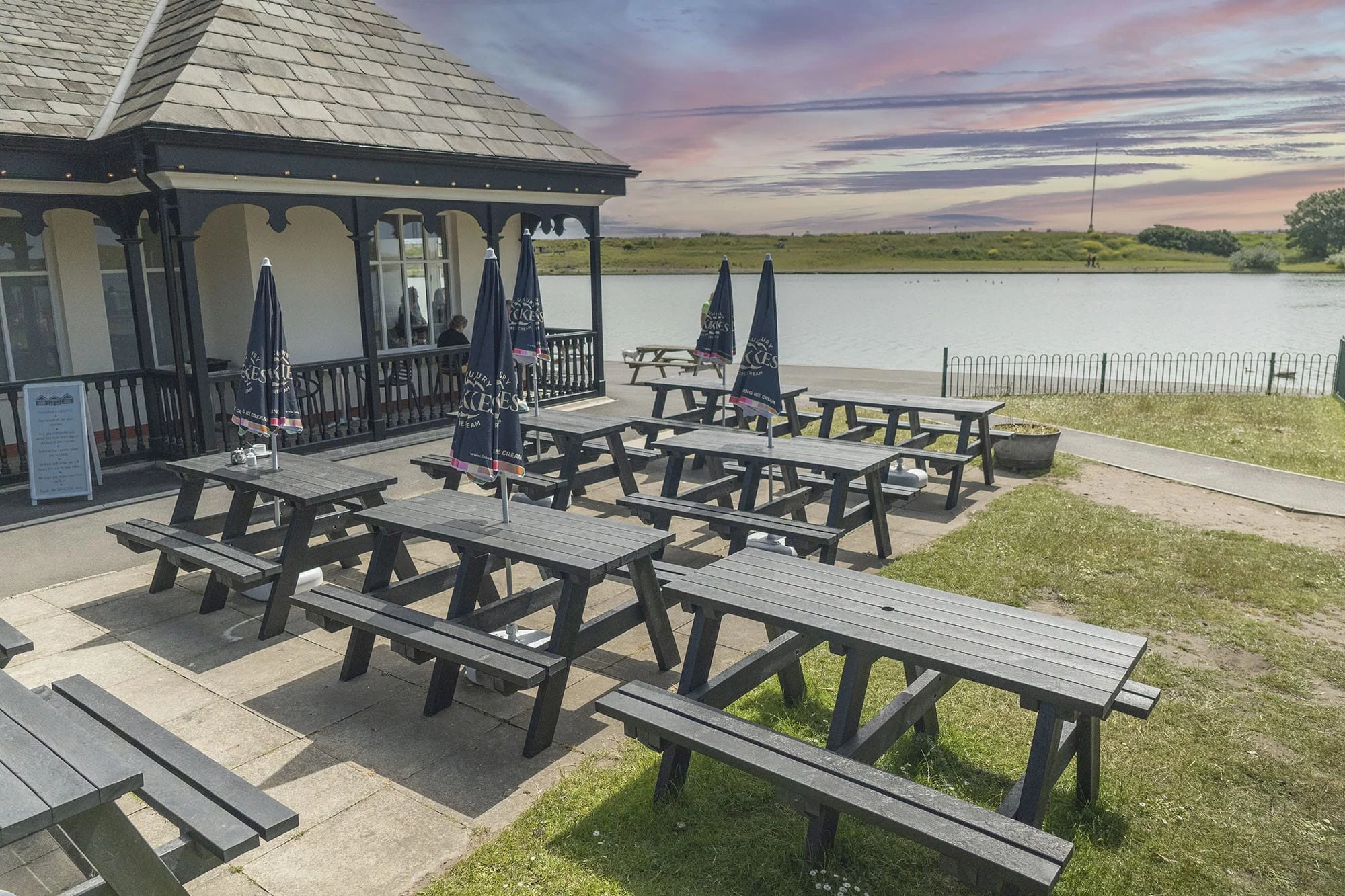 Durable furniture for rowing club facilities 