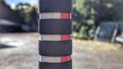 The Halifax round 120mm recycled plastic bollard