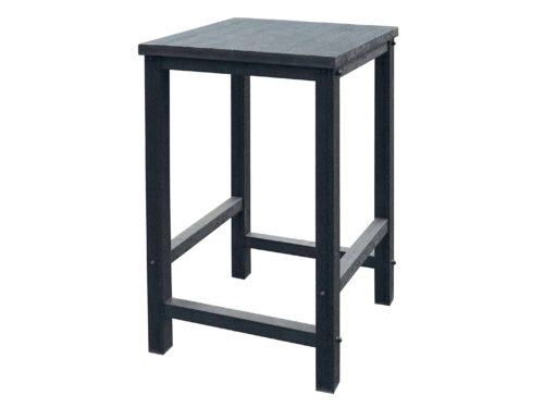 Grassington High Top Square Table in Black