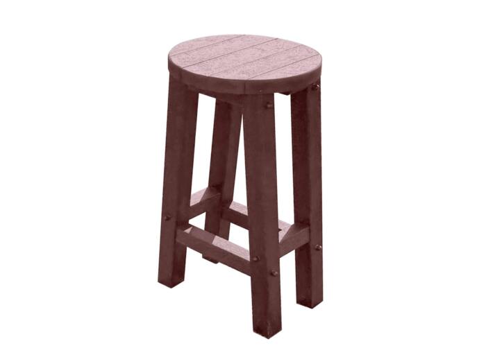 Grassington High Top Table Stool Round in Brown Grassington High Top Table Stool Round in Brown