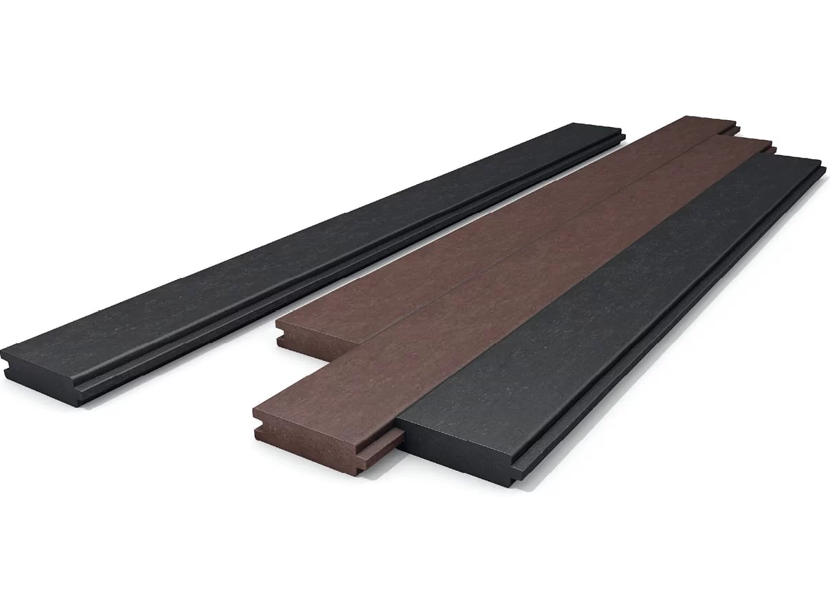 Artificial tongue and grove in black and brown.