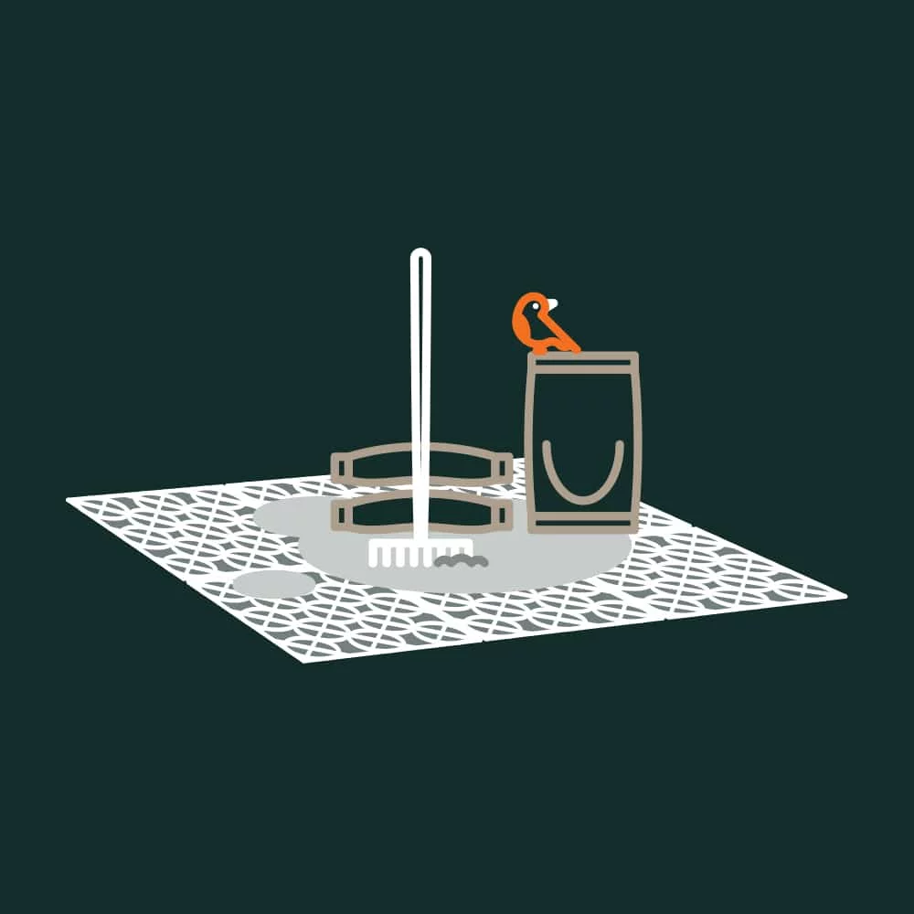 Once all grids are laid, pour on the pea gravel. You should use around 8kg of gravel per individual grid, so for each 3 square metre box of grids you’ll need around 216kg of gravel.