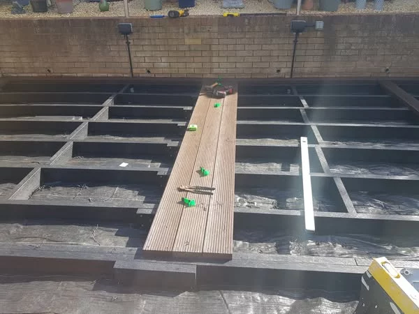 the process of making decking in recycled plastic decking lumber