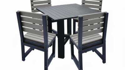 Featherstone square grey black