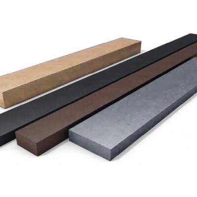 Recycled plastic lumber rectangular profile colours