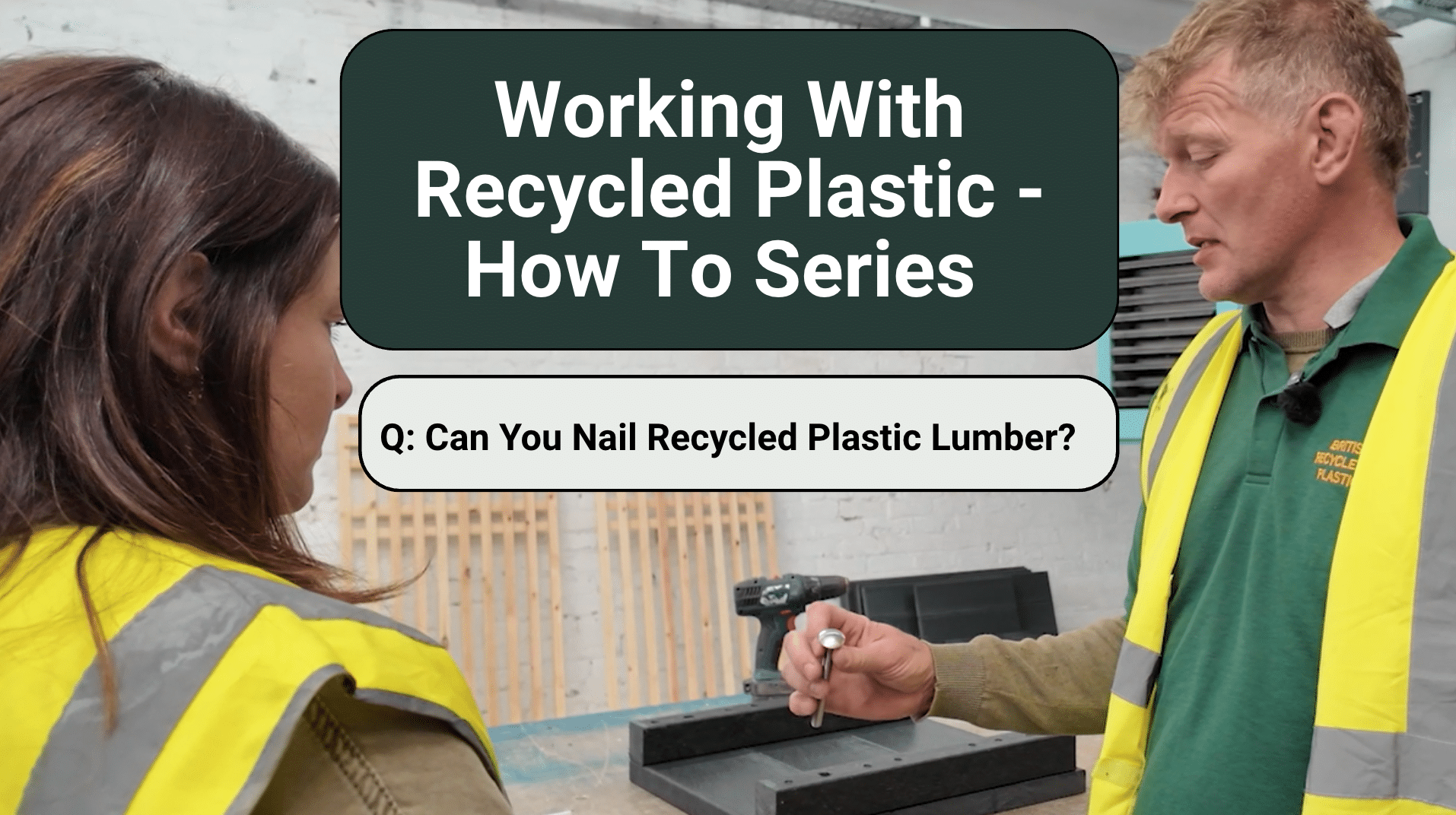 Can you nail plastic lumber?